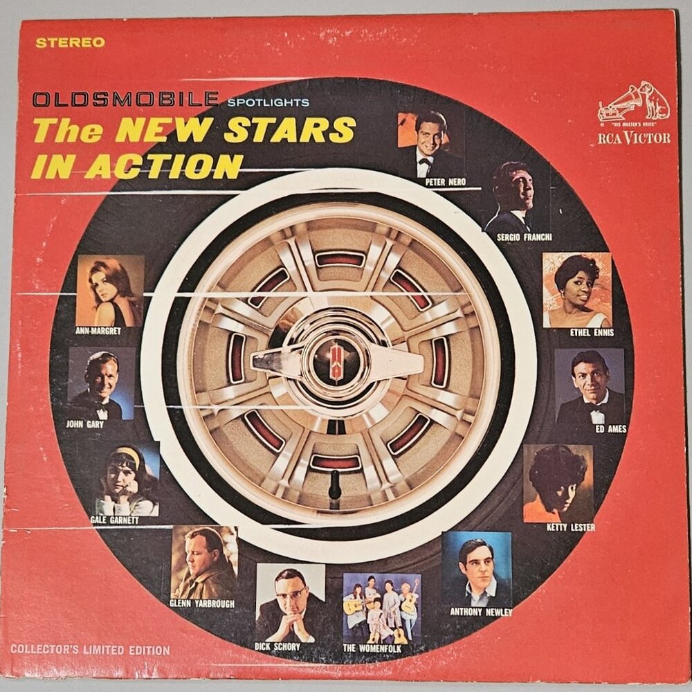 Vinyl LP Oldsmobile Presents The New Stars In Action RCA 1964 feat. Ann Margret